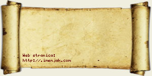 Hana Martinović vizit kartica